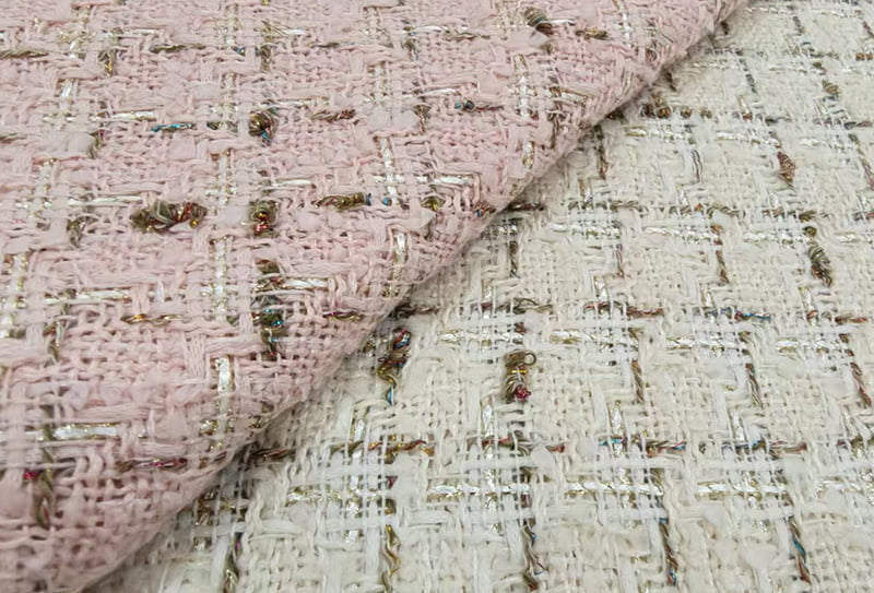 500 mg 148 cm Tweed látka/chanel inspirovaná ls834322 vhodná pro výrobu bund, kabátů a tašek ve stylu chanel
